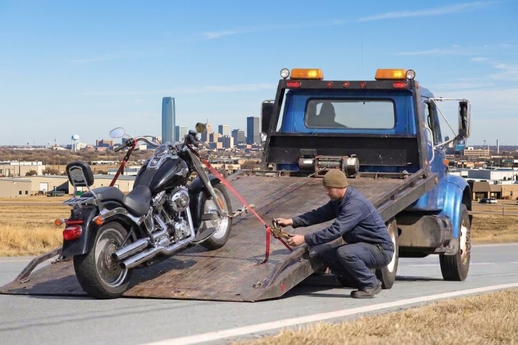 Motorcycle Towing in Oklahoma City